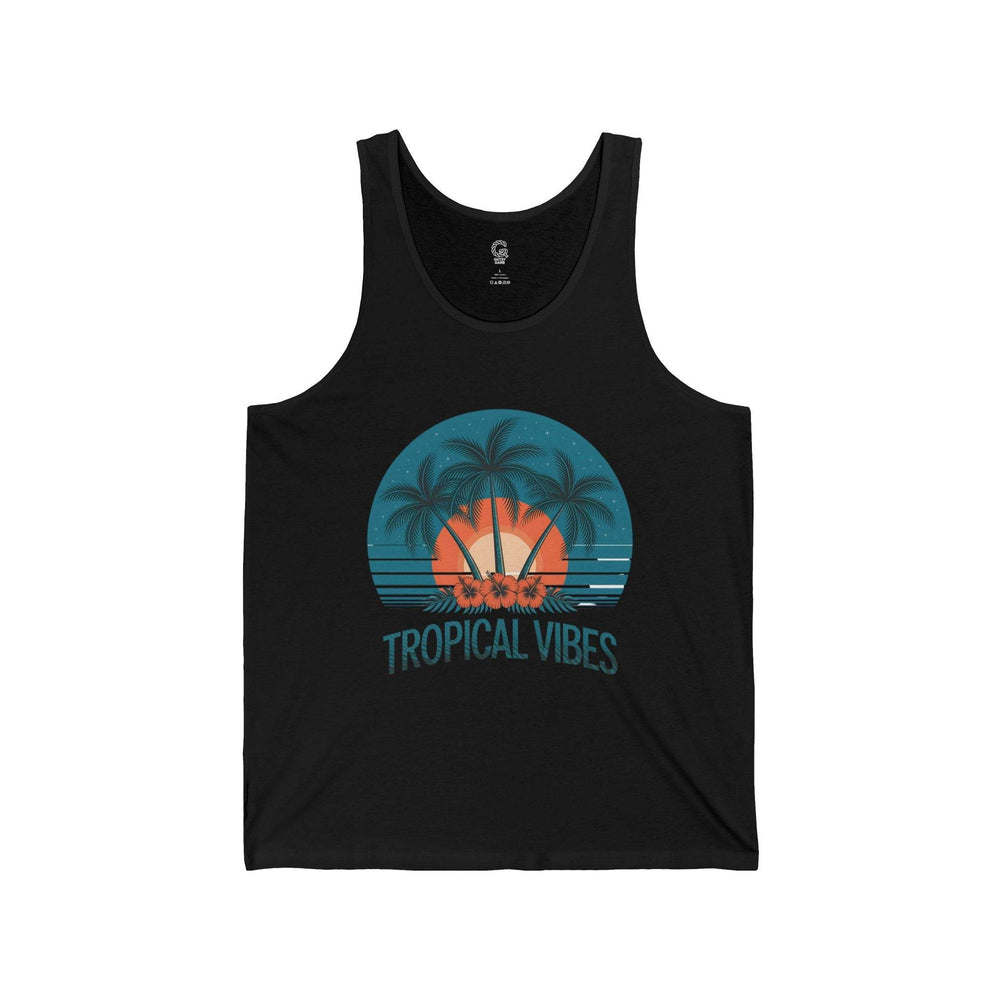 Summer Unisex Beach Tank Tropical Vibes - Gutsy Garb