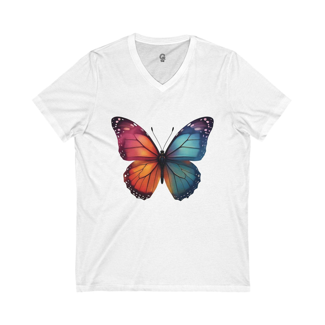 Butterfly V-Neck Tee for Women - Bold & Stylish - Gutsy Garb