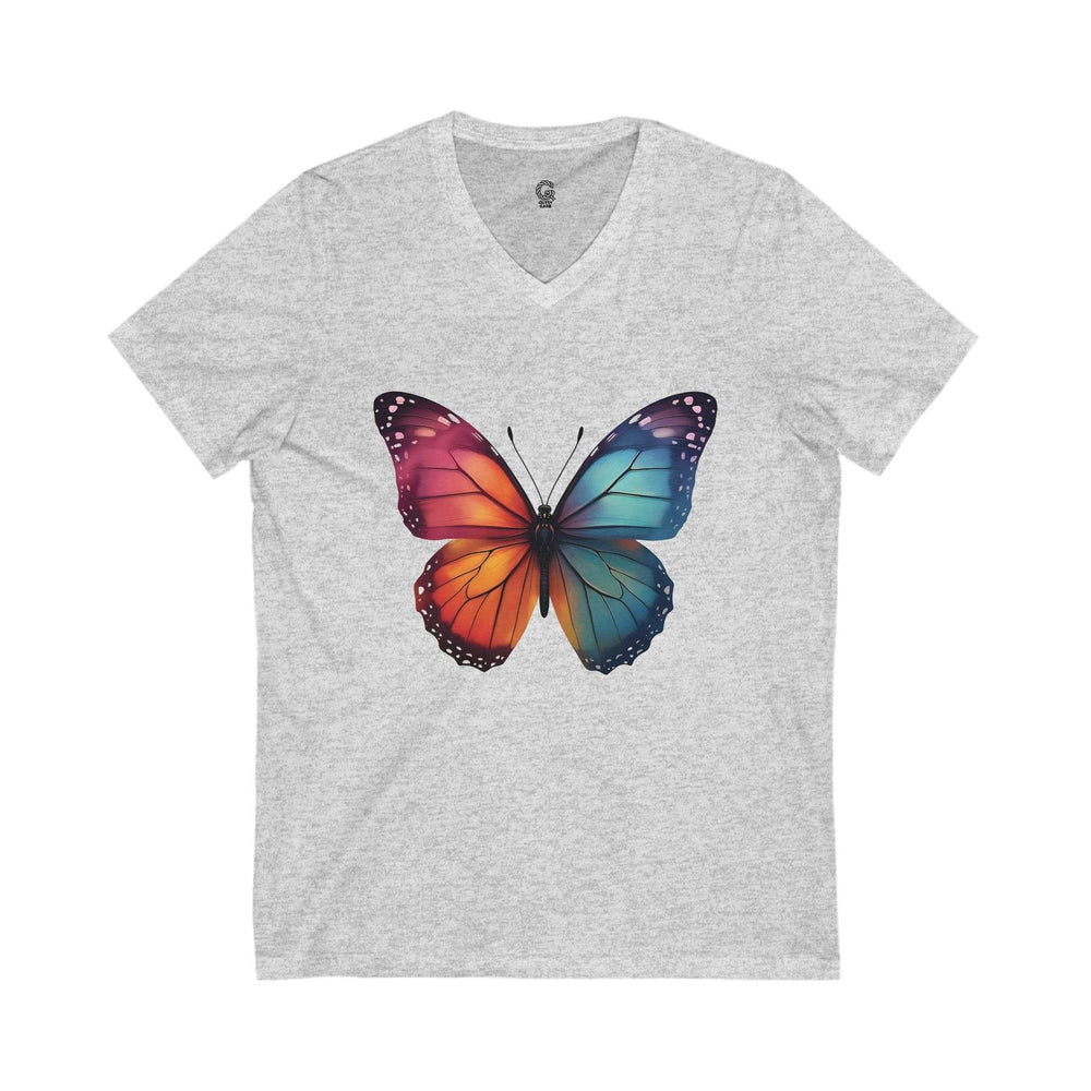 Butterfly V-Neck Tee for Women - Bold & Stylish - Gutsy Garb