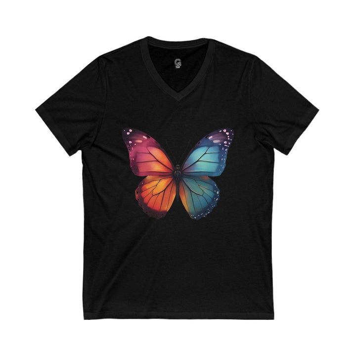 Butterfly V-Neck Tee for Women - Bold & Stylish - Gutsy Garb