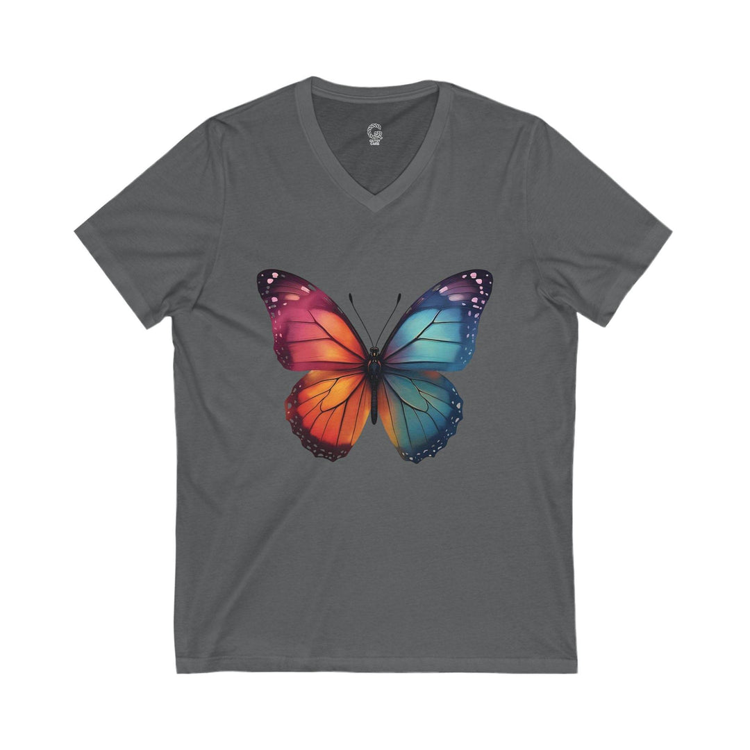 Butterfly V-Neck Tee for Women - Bold & Stylish - Gutsy Garb