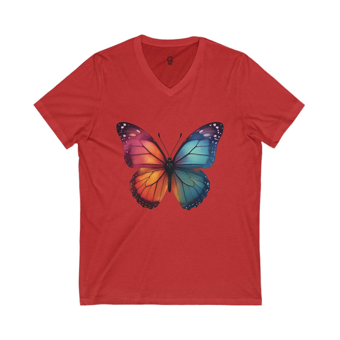 Butterfly V-Neck Tee for Women - Bold & Stylish - Gutsy Garb