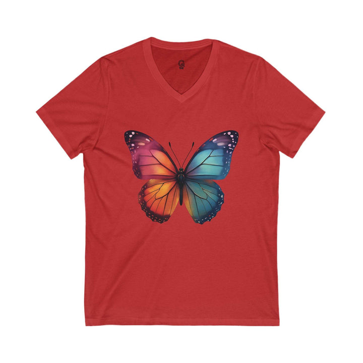 Butterfly V-Neck Tee for Women - Bold & Stylish - Gutsy Garb