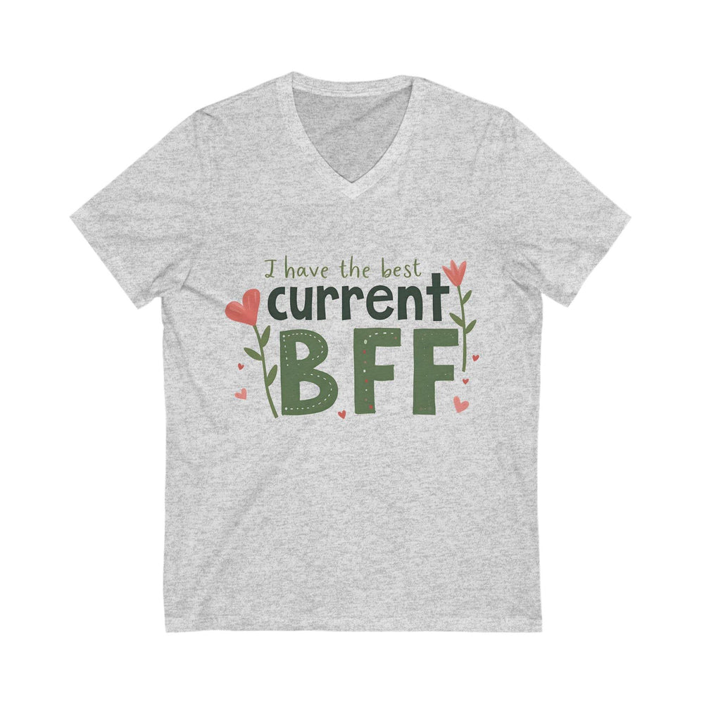Cute Friendship T-Shirt for Women V-Neck Tee - Gutsy Garb