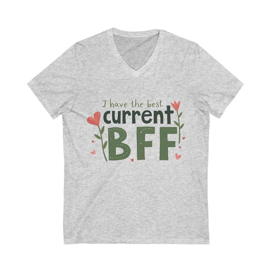 Cute Friendship T-Shirt for Women V-Neck Tee - Gutsy Garb