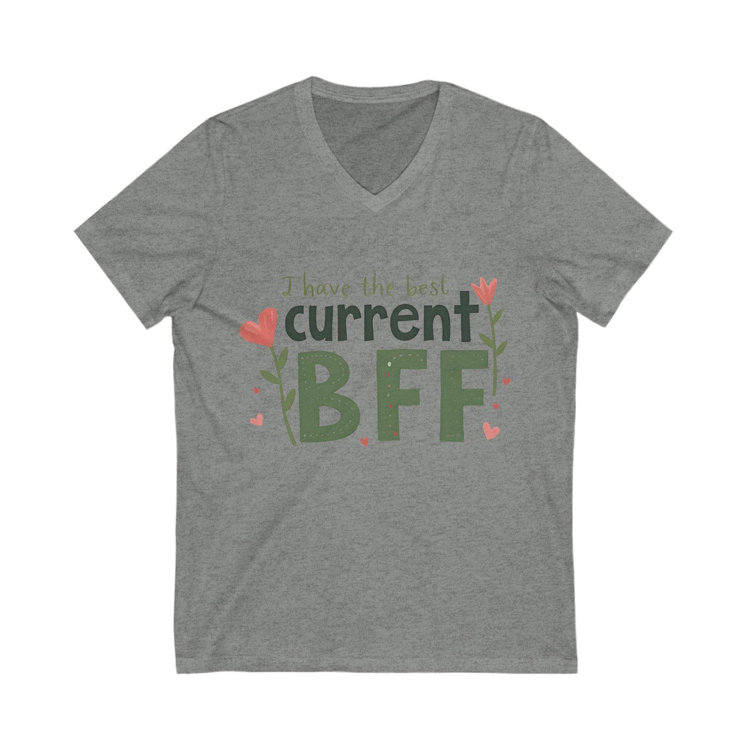 Cute Friendship T-Shirt for Women V-Neck Tee - Gutsy Garb