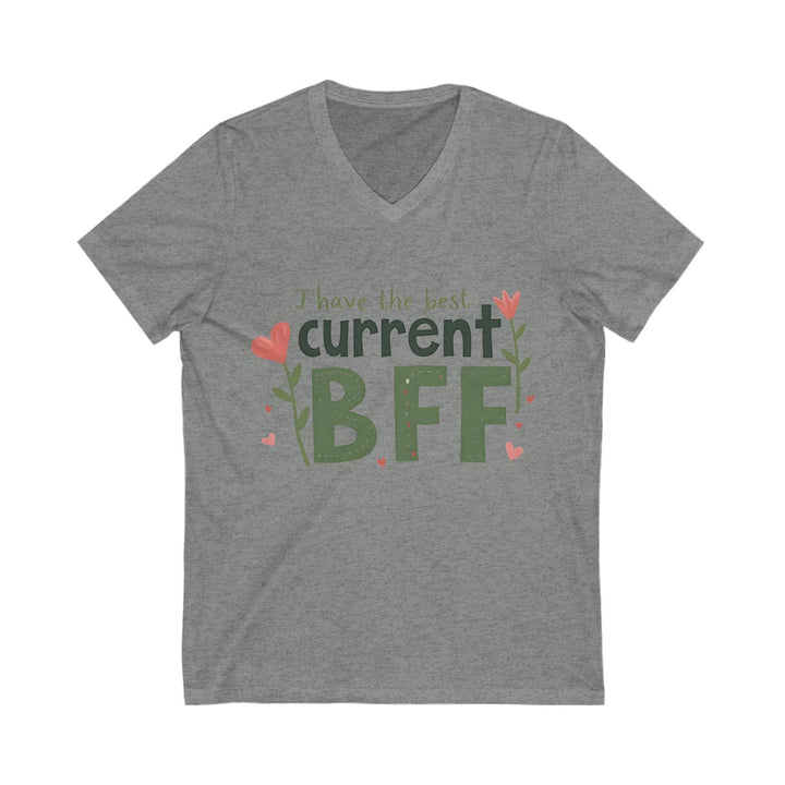 Cute Friendship T-Shirt for Women V-Neck Tee - Gutsy Garb