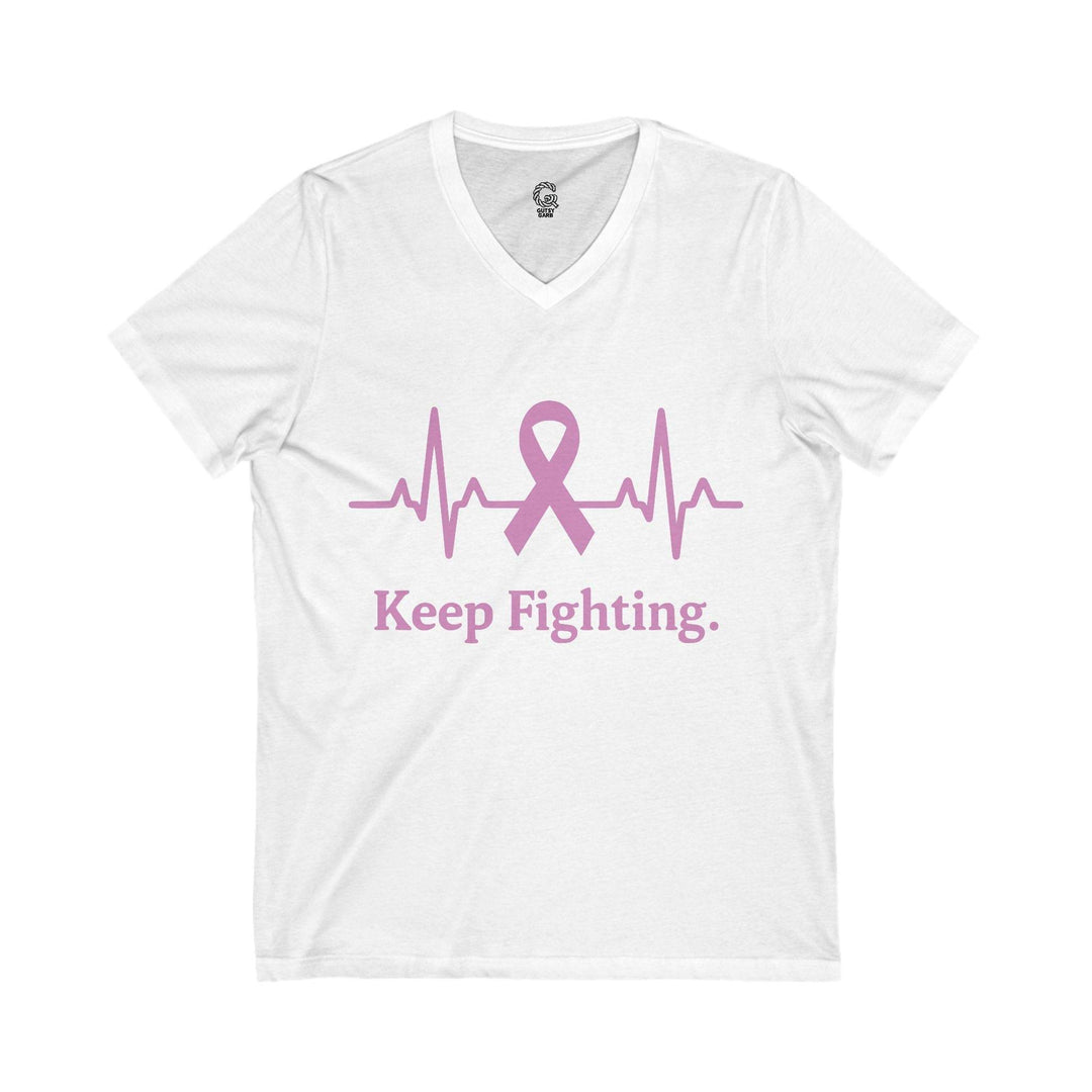 Inspirational Cancer Awareness Shirt V-Neck Tee - Gutsy Garb
