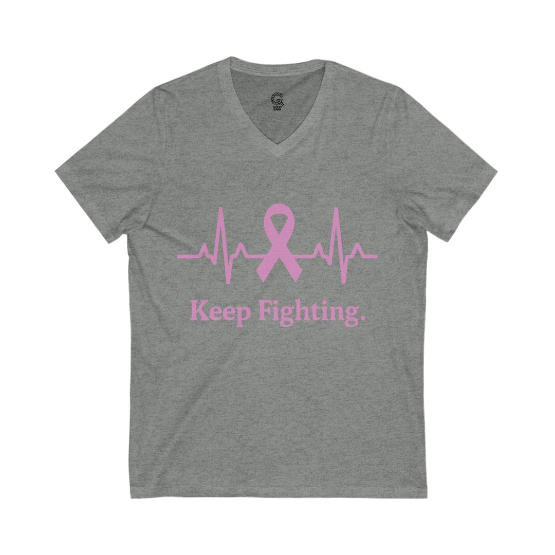 Inspirational Cancer Awareness Shirt V-Neck Tee - Gutsy Garb