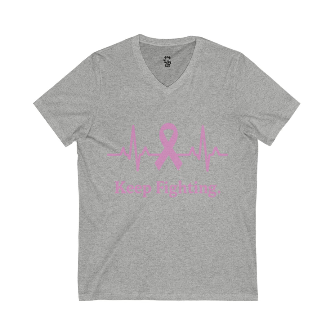 Inspirational Cancer Awareness Shirt V-Neck Tee - Gutsy Garb
