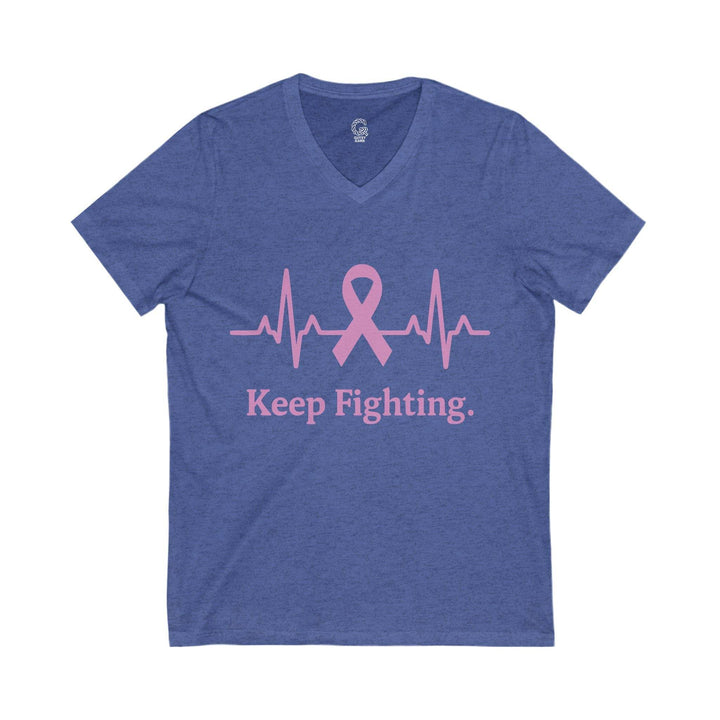 Inspirational Cancer Awareness Shirt V-Neck Tee - Gutsy Garb