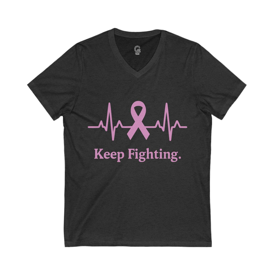 Inspirational Cancer Awareness Shirt V-Neck Tee - Gutsy Garb