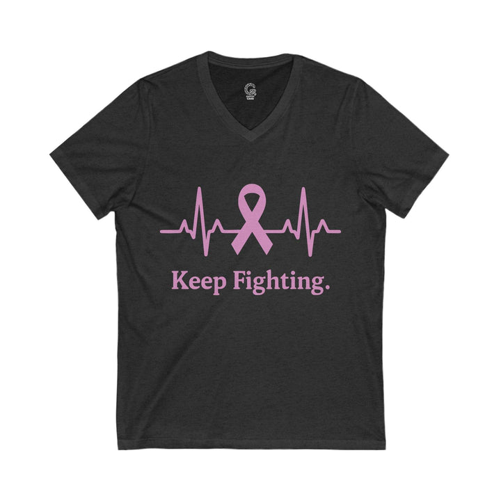 Inspirational Cancer Awareness Shirt V-Neck Tee - Gutsy Garb