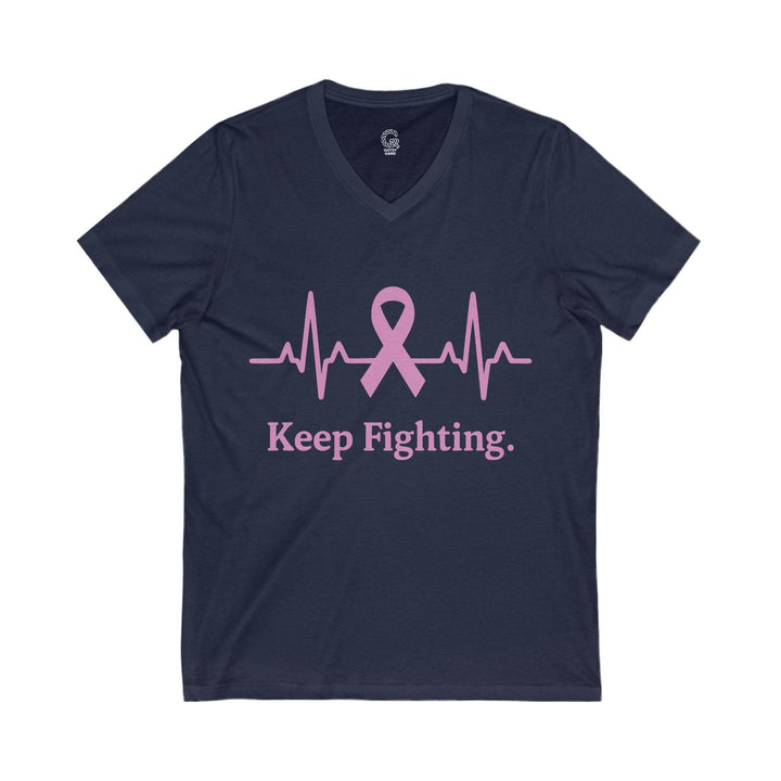 Inspirational Cancer Awareness Shirt V-Neck Tee - Gutsy Garb