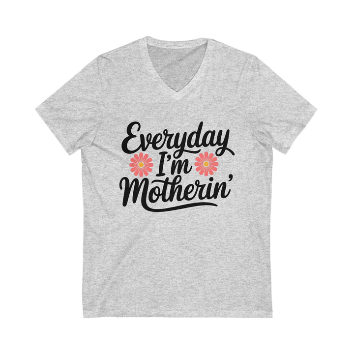 Mom Life V-Neck Shirt - Everyday Motherin’ Tee - Gutsy Garb