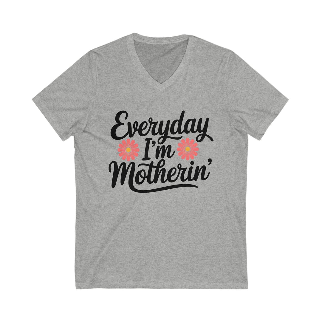 Mom Life V-Neck Shirt - Everyday Motherin’ Tee - Gutsy Garb
