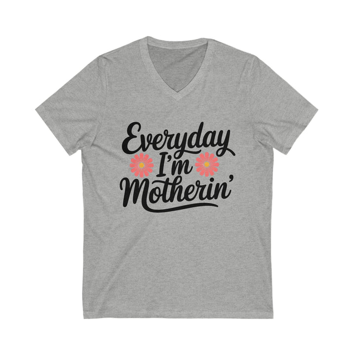 Mom Life V-Neck Shirt - Everyday Motherin’ Tee - Gutsy Garb