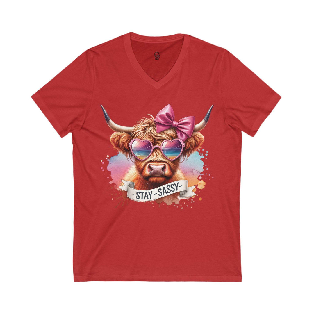 Sassy Animal Lover Shirt V-Neck Tee - Gutsy Garb