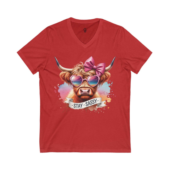 Sassy Animal Lover Shirt V-Neck Tee - Gutsy Garb