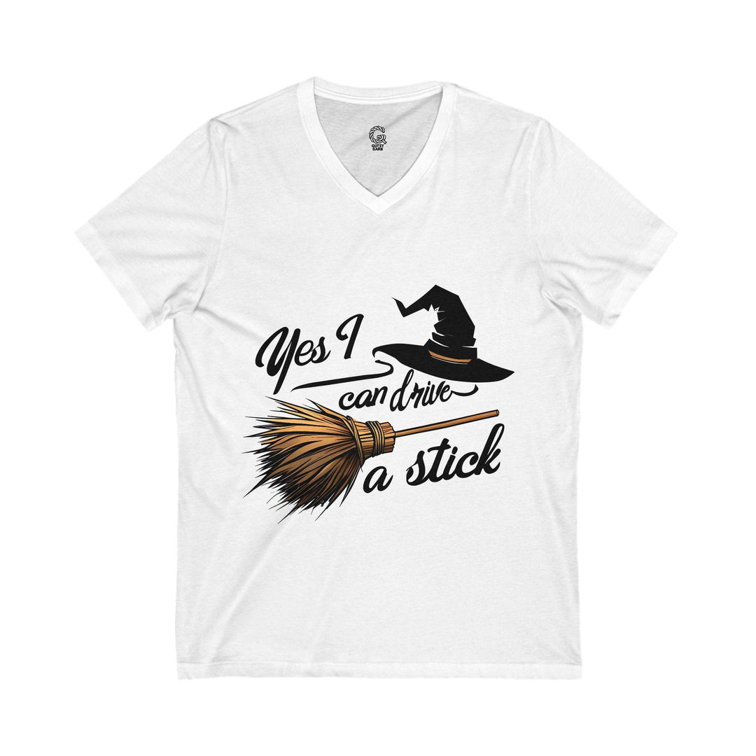 Witchy Fall Apparel for Women V-Neck Tee - Gutsy Garb