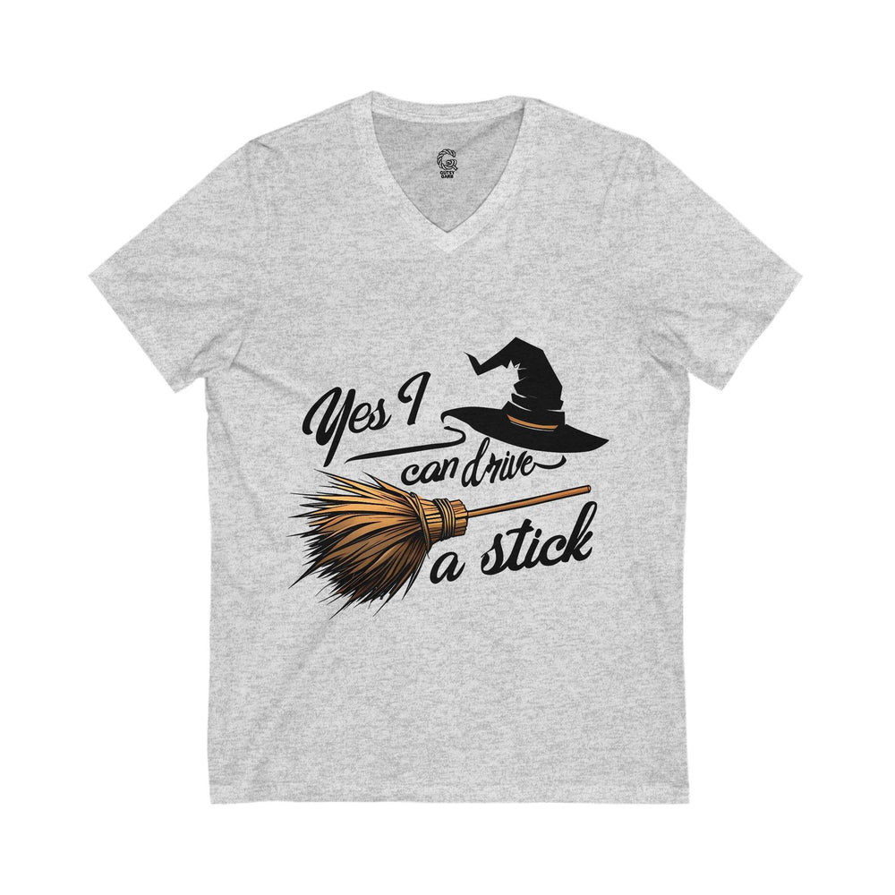 Witchy Fall Apparel for Women V-Neck Tee - Gutsy Garb