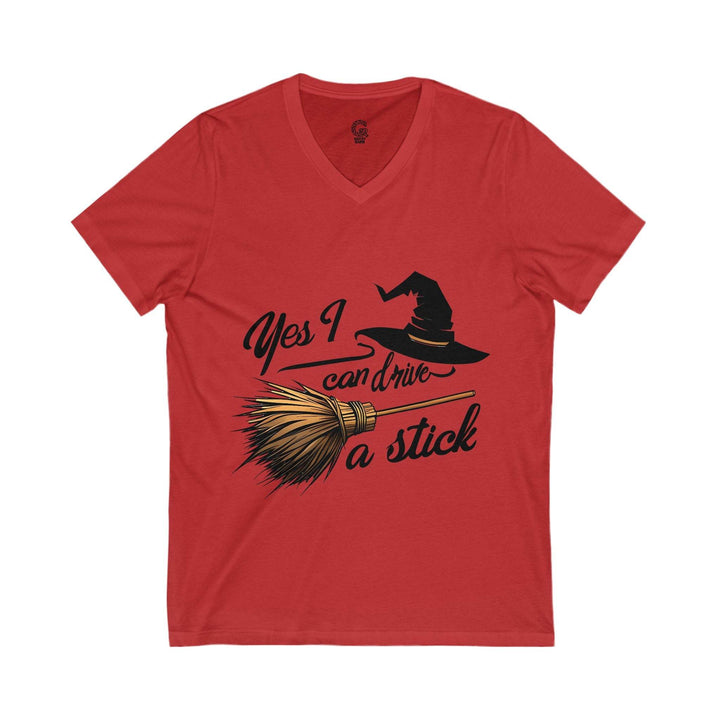 Witchy Fall Apparel for Women V-Neck Tee - Gutsy Garb