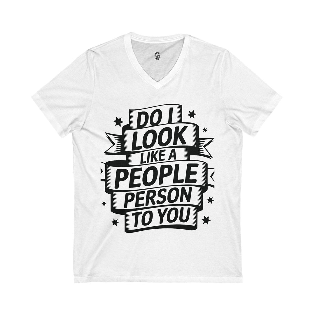 Introvert V-Neck T-Shirt - Bold Statement Tee - Gutsy Garb