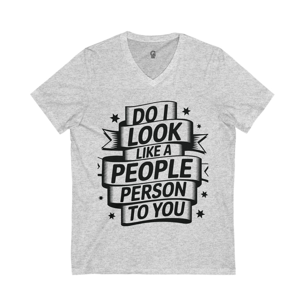 Introvert V-Neck T-Shirt - Bold Statement Tee - Gutsy Garb
