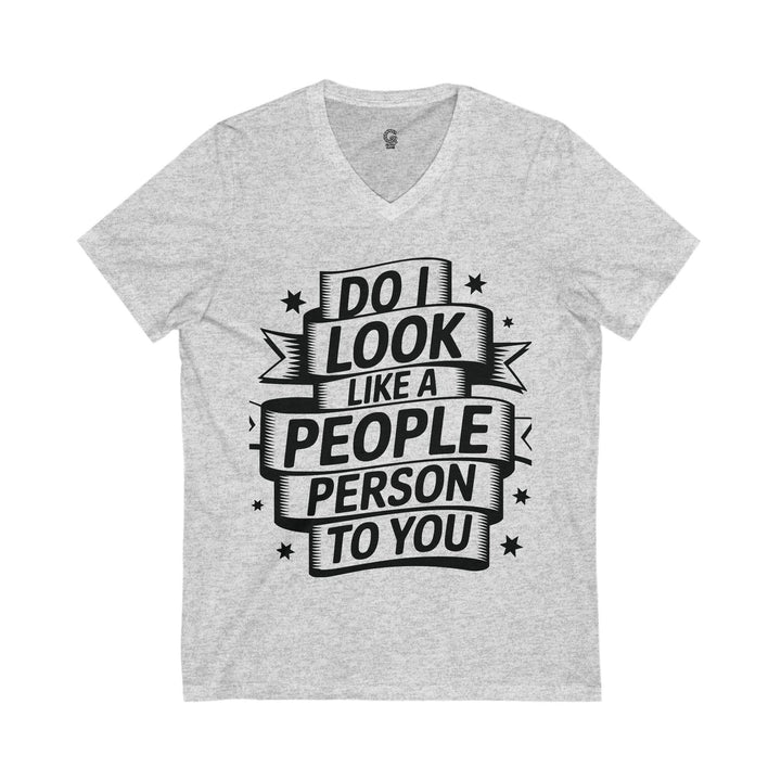 Introvert V-Neck T-Shirt - Bold Statement Tee - Gutsy Garb