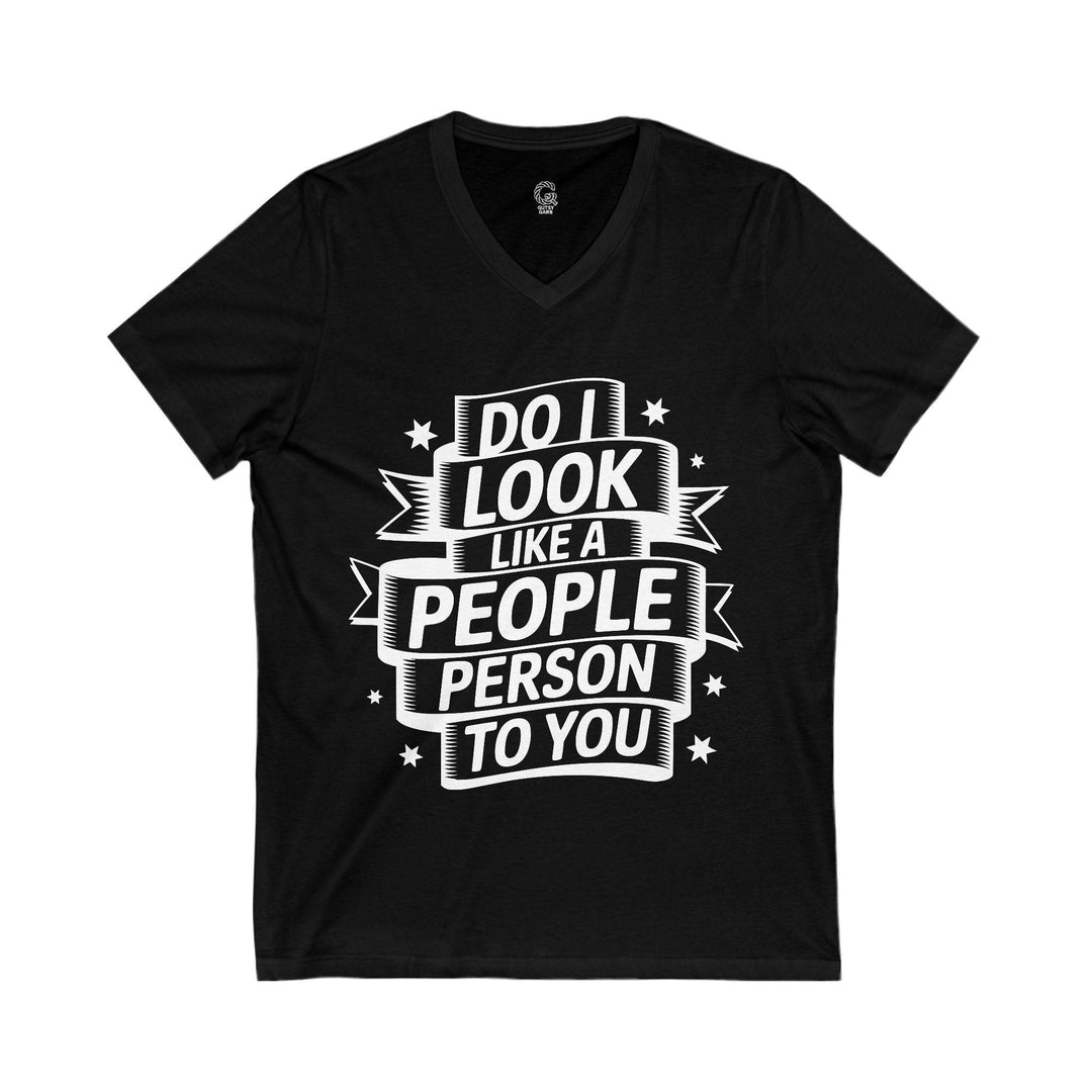 Introvert V-Neck T-Shirt - Bold Statement Tee - Gutsy Garb