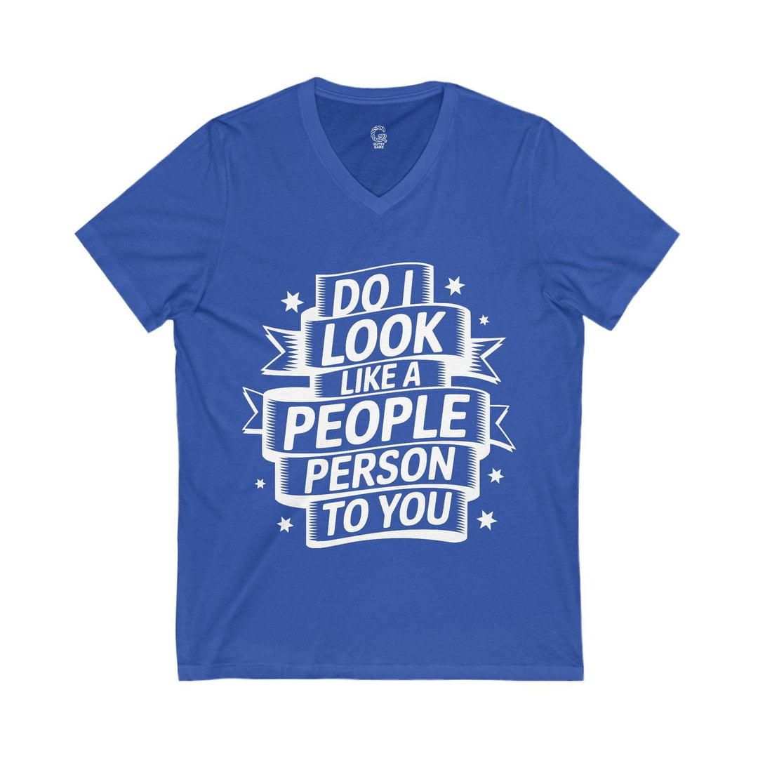 Introvert V-Neck T-Shirt - Bold Statement Tee - Gutsy Garb