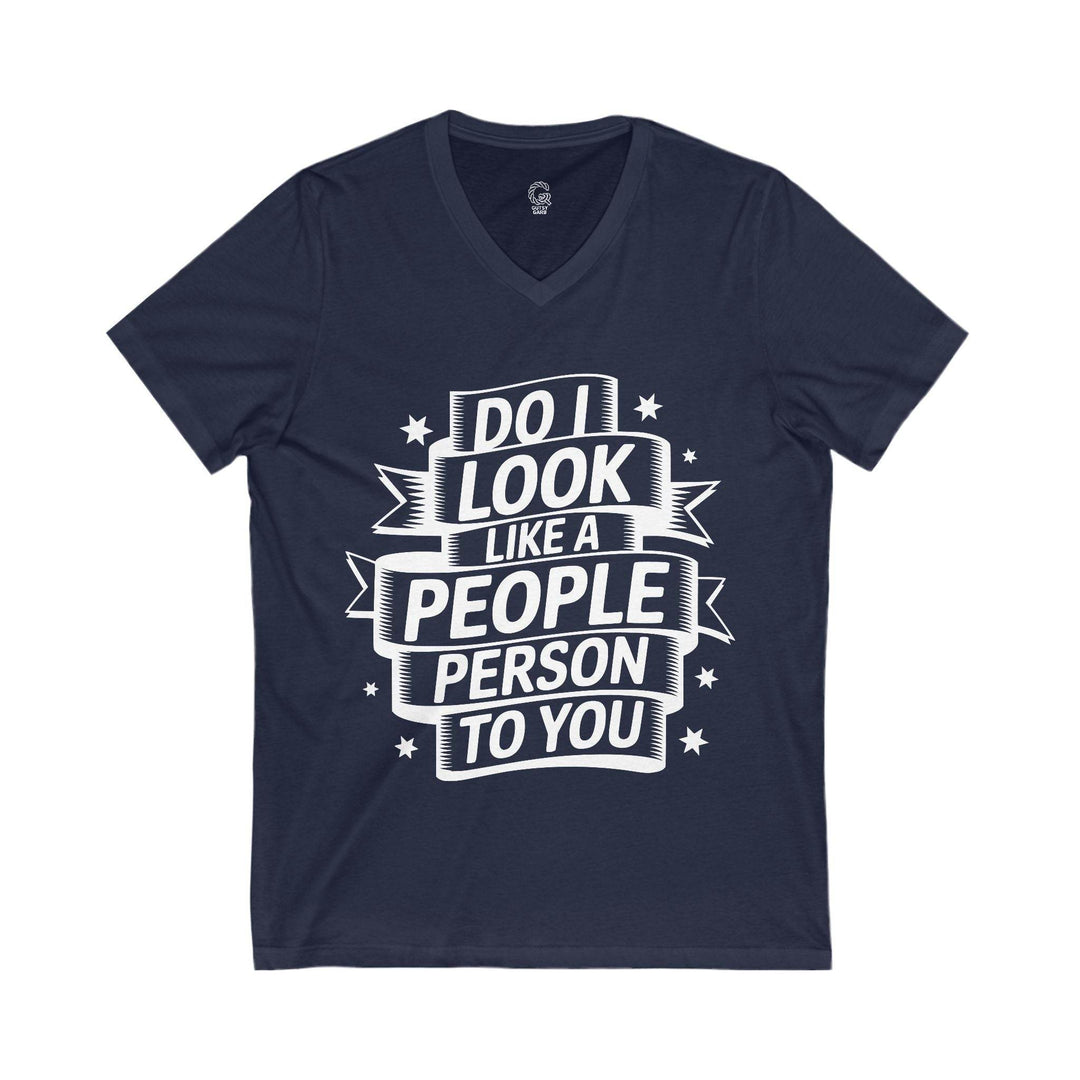 Introvert V-Neck T-Shirt - Bold Statement Tee - Gutsy Garb