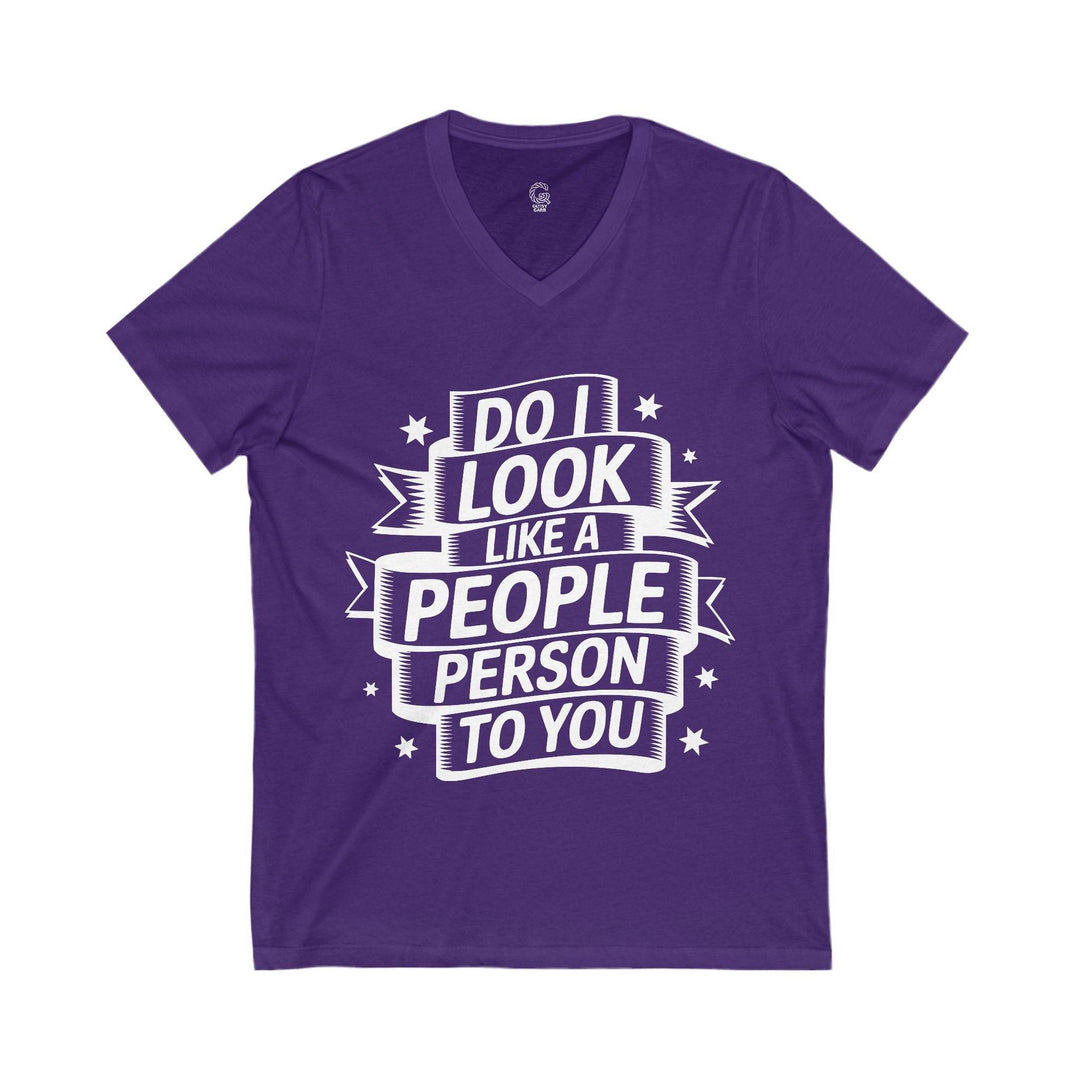 Introvert V-Neck T-Shirt - Bold Statement Tee - Gutsy Garb