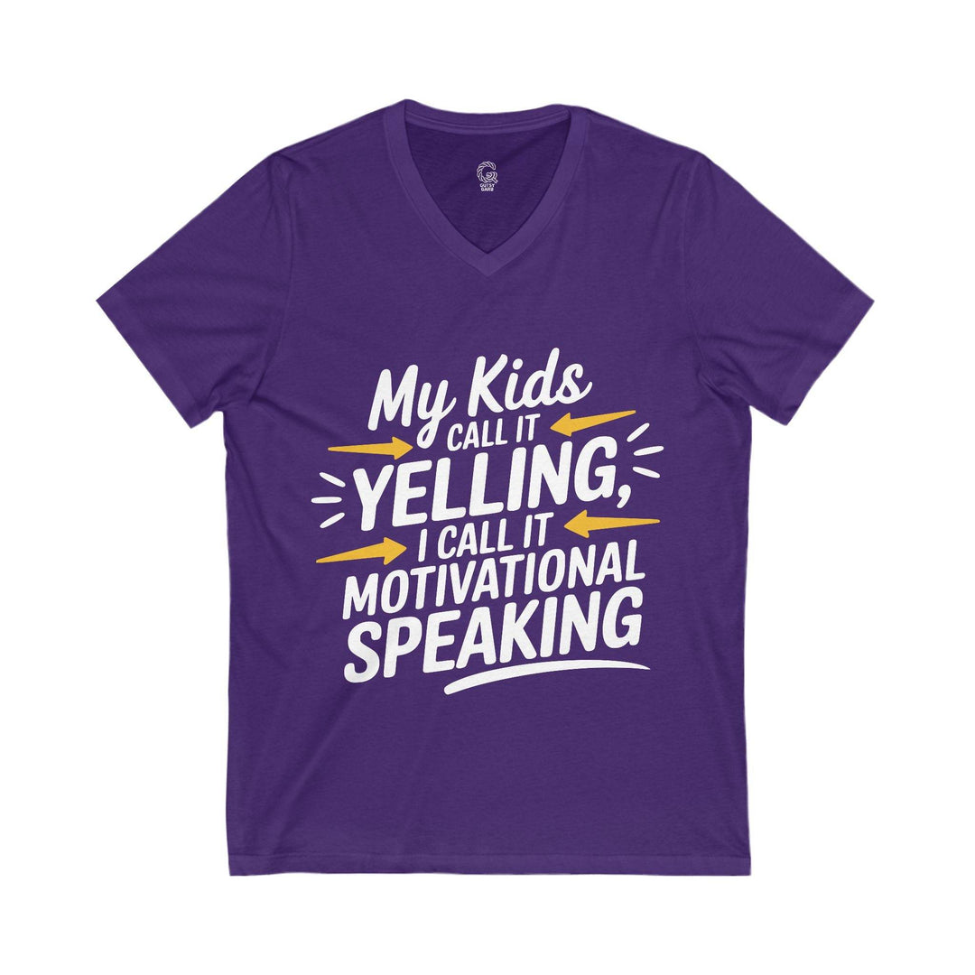 V-Neck Edgy Parenting Quote Apparel T-Shirt - Gutsy Garb