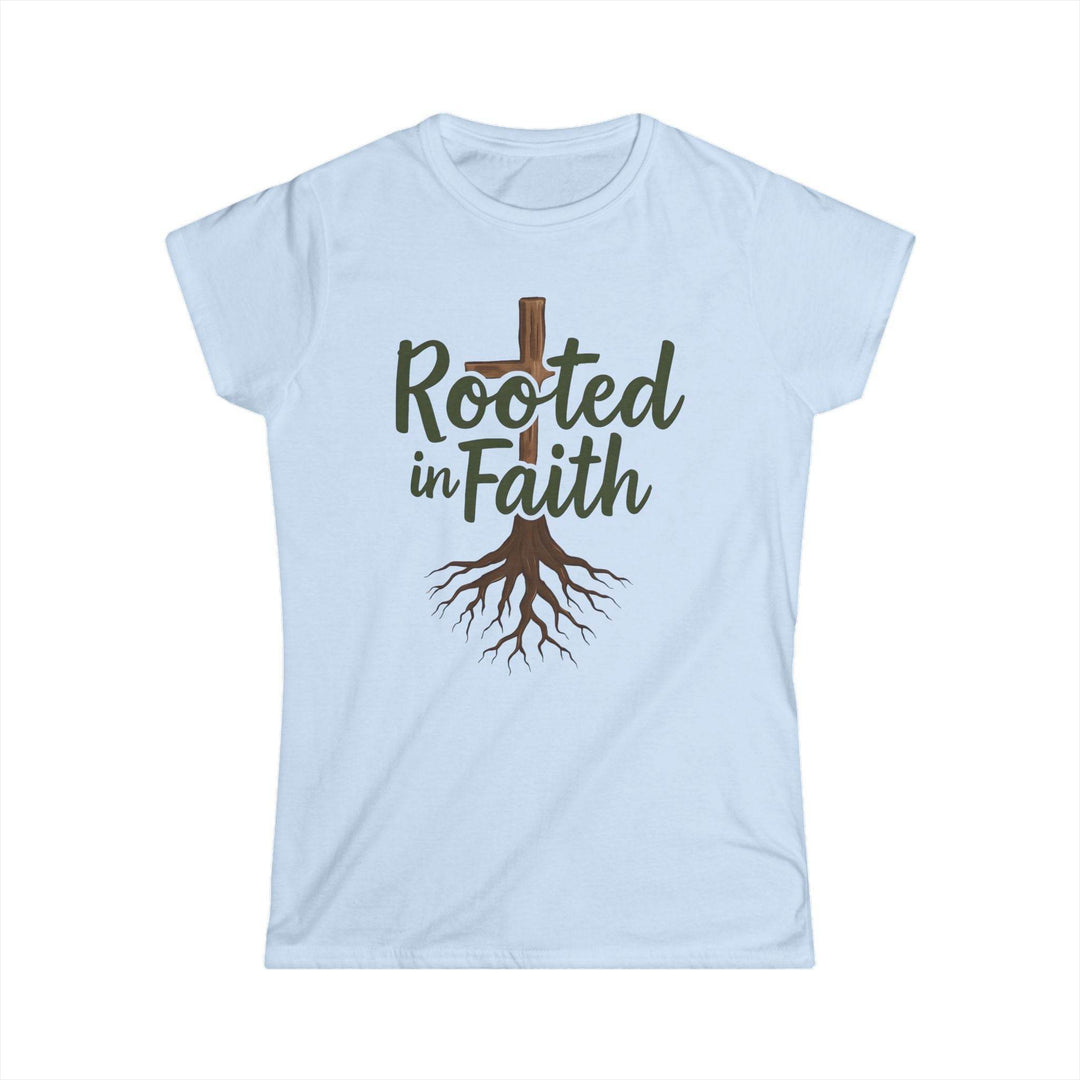 Rooted in Faith Shirt for Women - Soft, Stylish Tee - Gutsy Garb