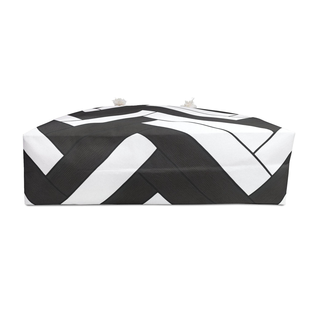 Stylish Overnight Bag for Women - Bold Black & White - Gutsy Garb
