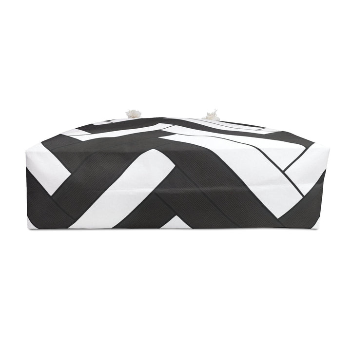 Stylish Overnight Bag for Women - Bold Black & White - Gutsy Garb