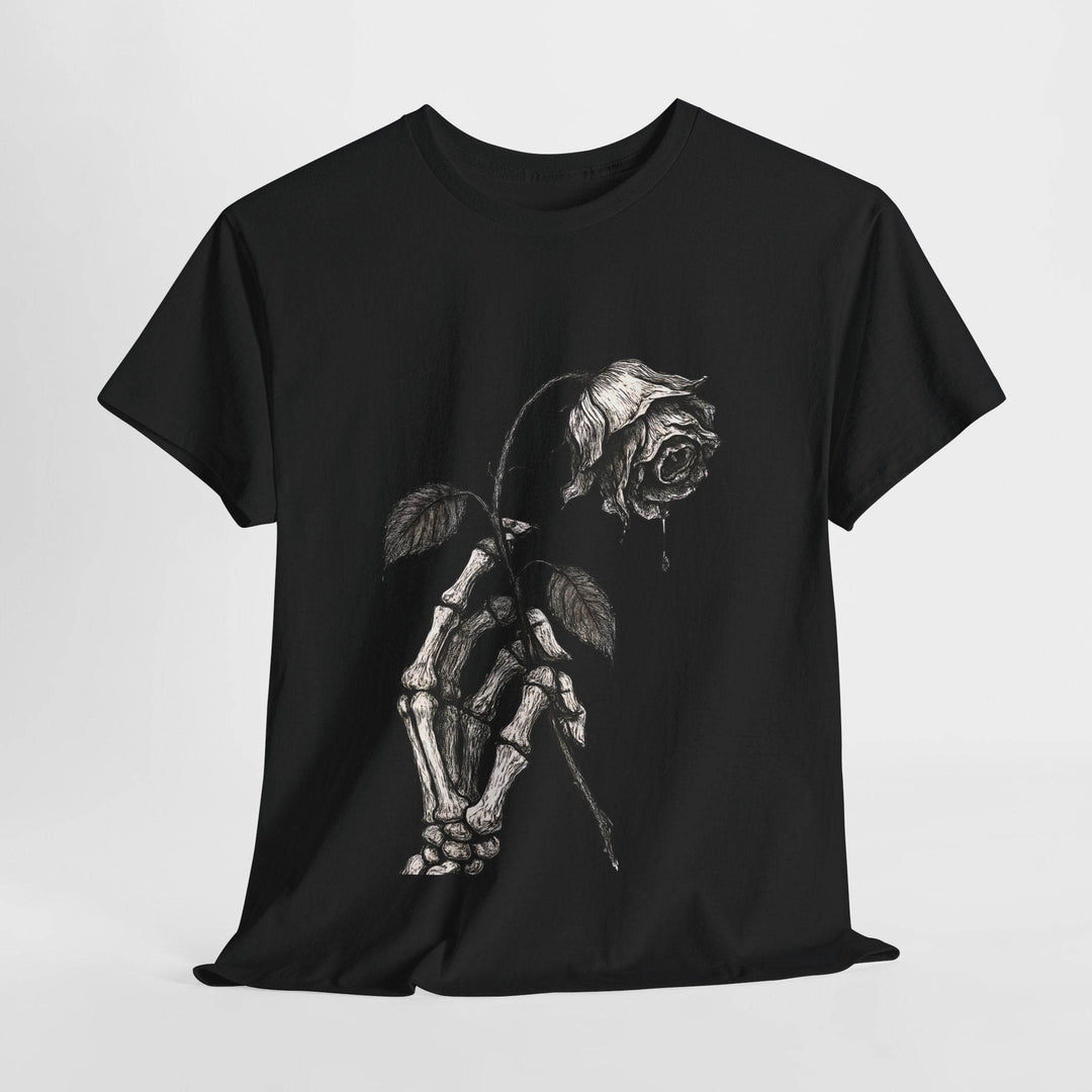 Unique Halloween Gift Shirt with Skeleton Rose - Gutsy Garb
