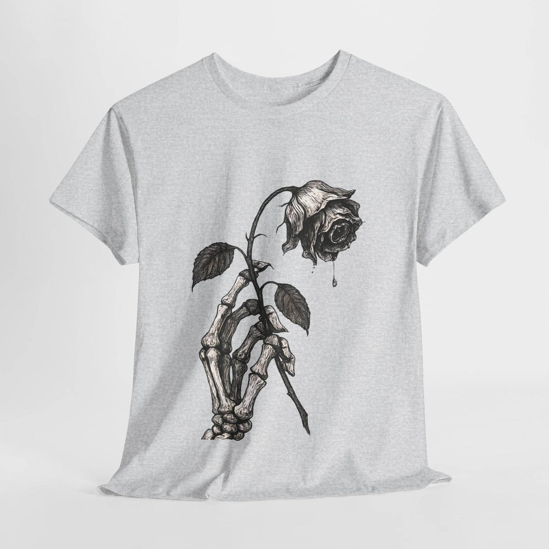 Unique Halloween Gift Shirt with Skeleton Rose - Gutsy Garb