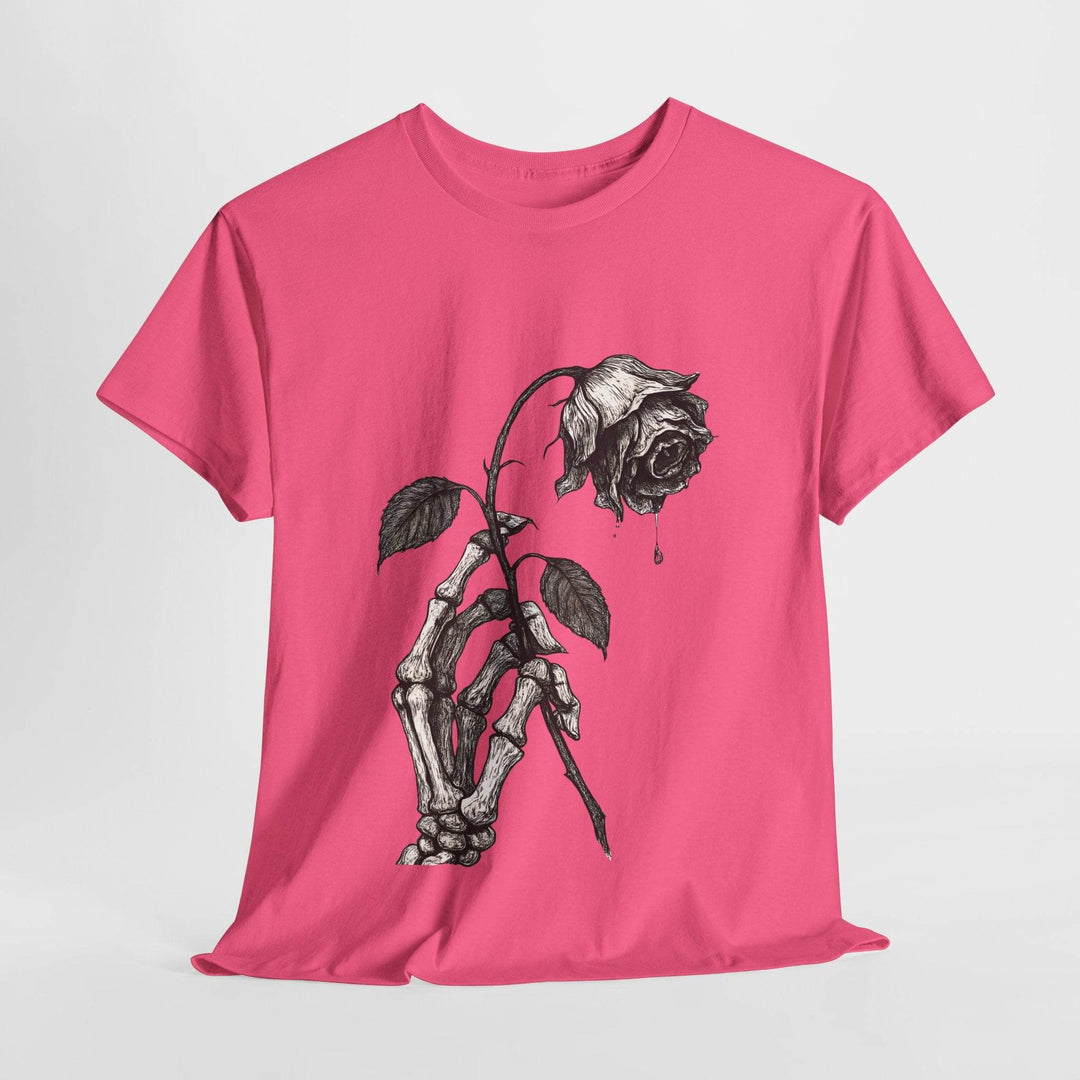 Unique Halloween Gift Shirt with Skeleton Rose - Gutsy Garb