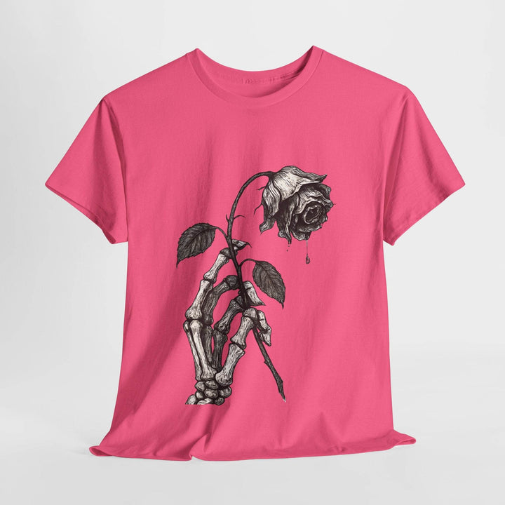 Unique Halloween Gift Shirt with Skeleton Rose - Gutsy Garb