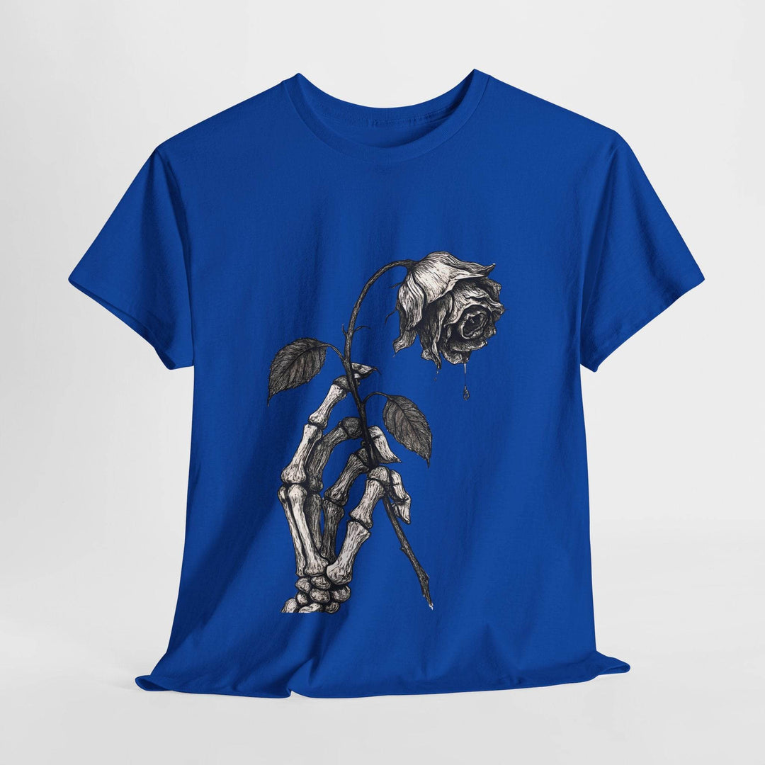 Unique Halloween Gift Shirt with Skeleton Rose - Gutsy Garb