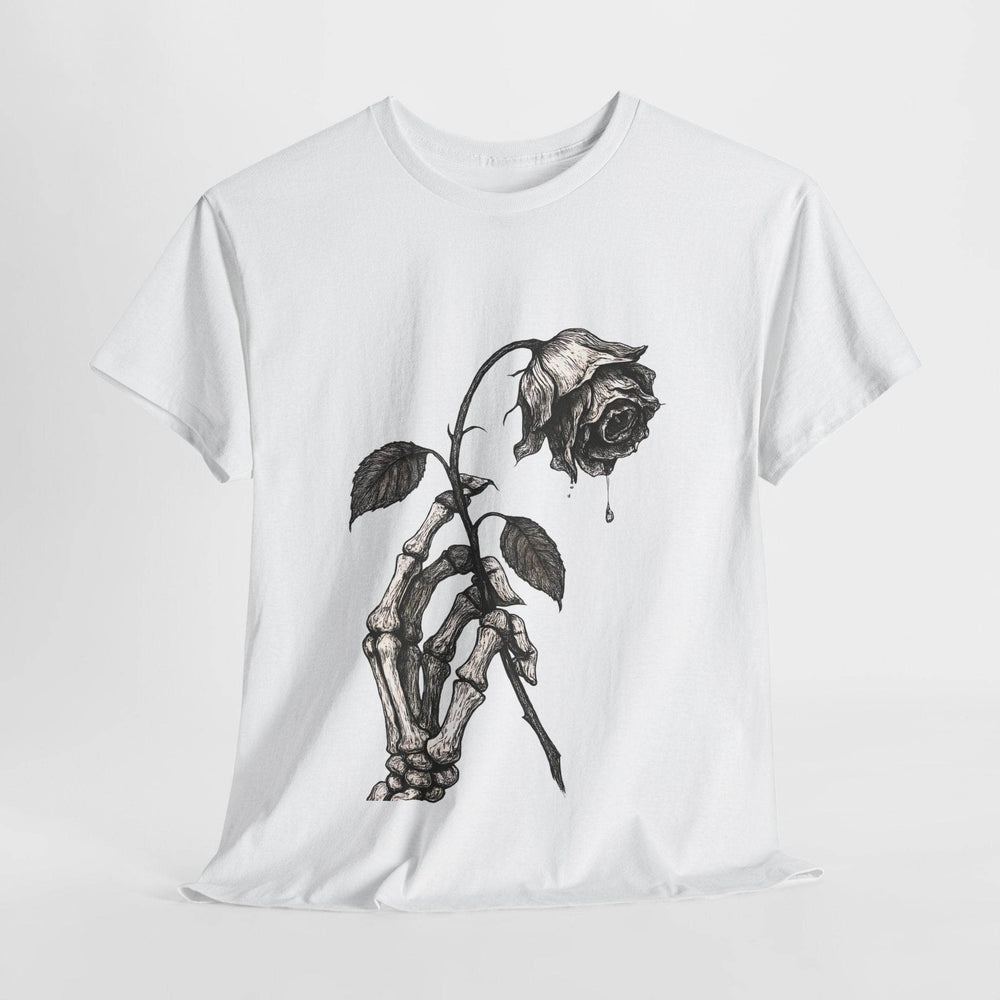 Unique Halloween Gift Shirt with Skeleton Rose - Gutsy Garb