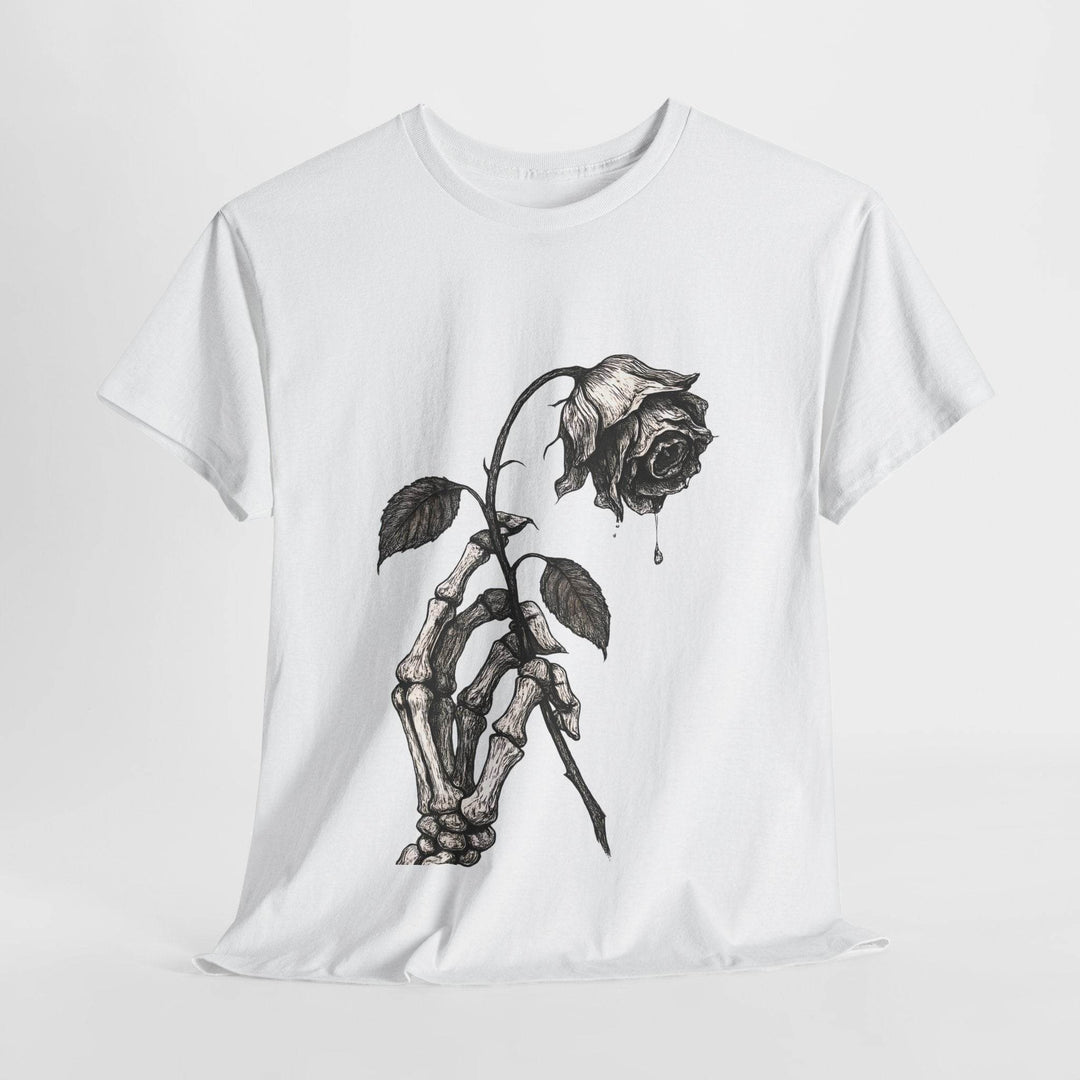 Unique Halloween Gift Shirt with Skeleton Rose - Gutsy Garb