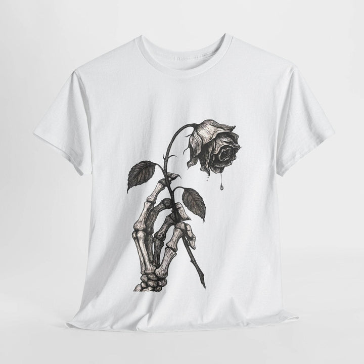 Unique Halloween Gift Shirt with Skeleton Rose - Gutsy Garb