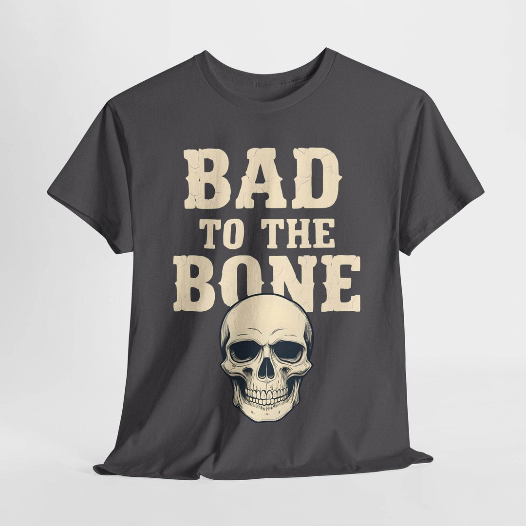 Bad to the Bone T-Shirt - Vintage Skull Graphic Tee - Gutsy Garb