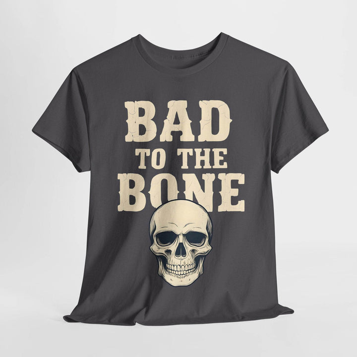 Bad to the Bone T-Shirt - Vintage Skull Graphic Tee - Gutsy Garb
